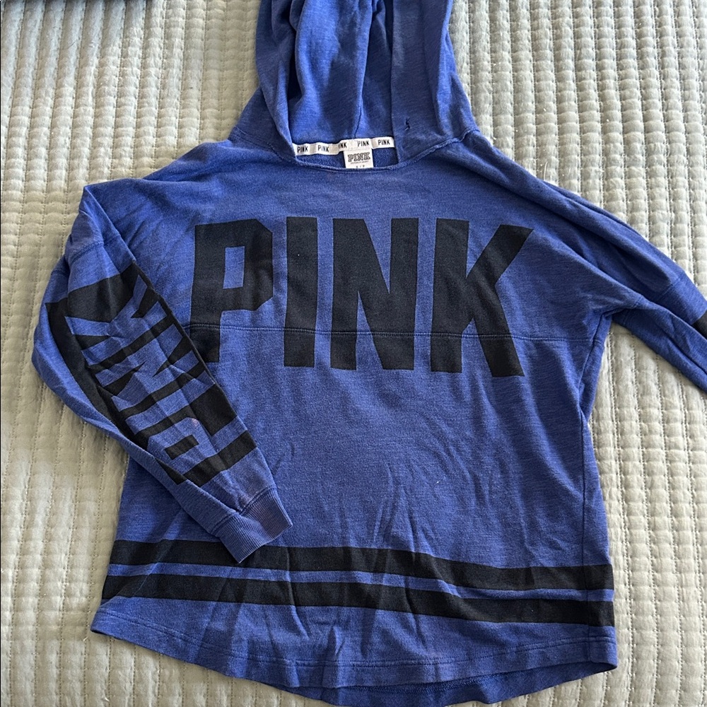 Women’s Small PINK Blue Hoodie